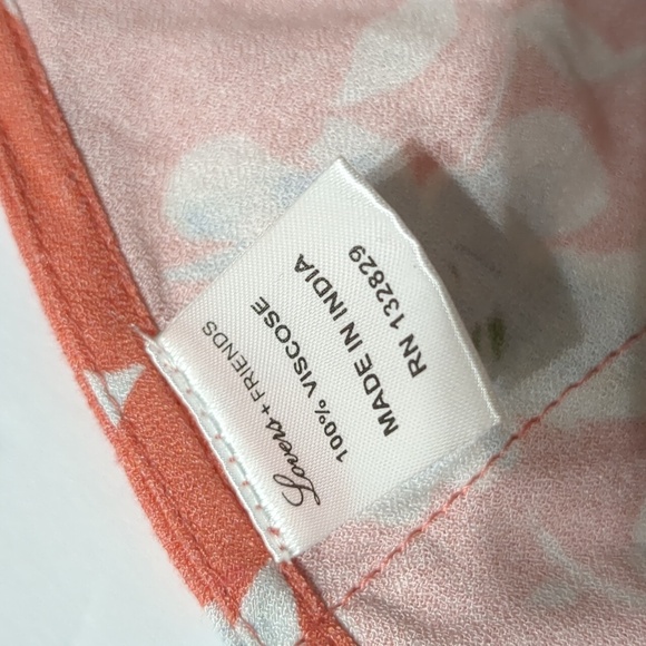 Lovers + Friends Pink & Blue Floral Crop Top xs - Picture 4 of 6